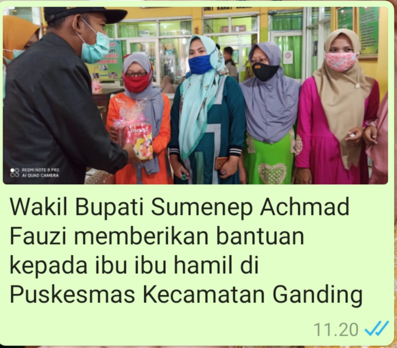 Wakil Bupati Sumenep Sosialisasi Adaptasi Kebiasaan Baru pada Pencegahan Covid-19