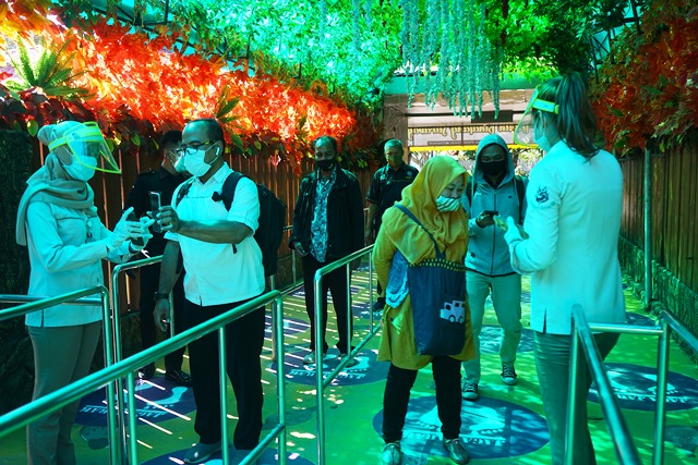 Hari Pertama Pembukaan KBS, Pengunjung Patuhi Protokol Kesehatan