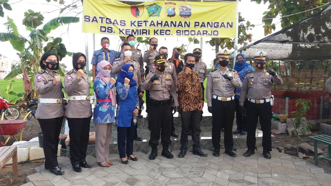 Satlantas Polresta Sidoarjo, Desa Kemiri Wakili Lomba Kampung Tangguh Semeru
