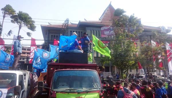 Polrestabes Surabaya Tidak Pernah Berikan Izin Aksi Demo Buruh Tolak RUU Cipta Kerja