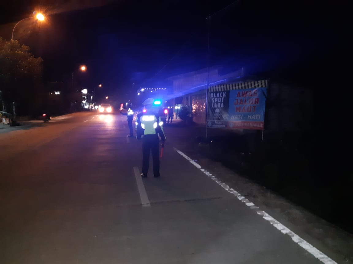Patroli Unit Laka Lantas Bojonegoro Di Area Black Spot Guna Tekan Angka Laka Lantas