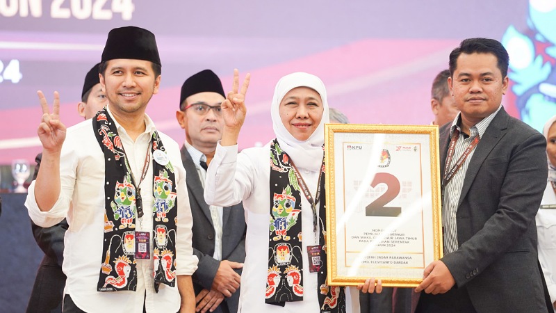 Khofifah-Emil Resmi Dapat Nomor Urut 2: Simbol Optimisme untuk Dua Periode