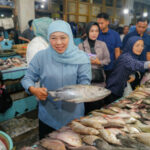Antusias Pedagang Pasar Besar Malang Sambut Khofifah, Serukan Kemenangan