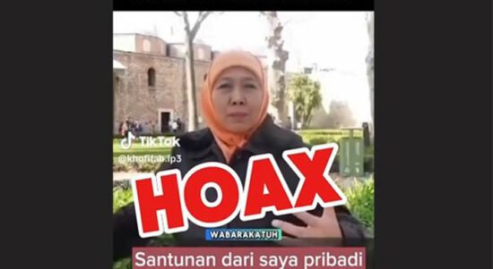 Khofifah Ingatkan Pengguna TikTok, Video Santunan Itu Hoax