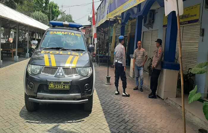 Polsek Tikung Perketat Patroli Obyek Vital untuk Wujudkan Cooling System di Lamongan