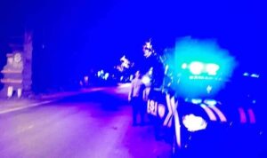 Polsek Tikung Cegah Balap Liar Saat Warga Terlelap