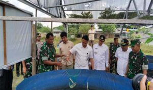 Polsek Tikung Jaga Kunker Deputi 1 KSP di Lamongan