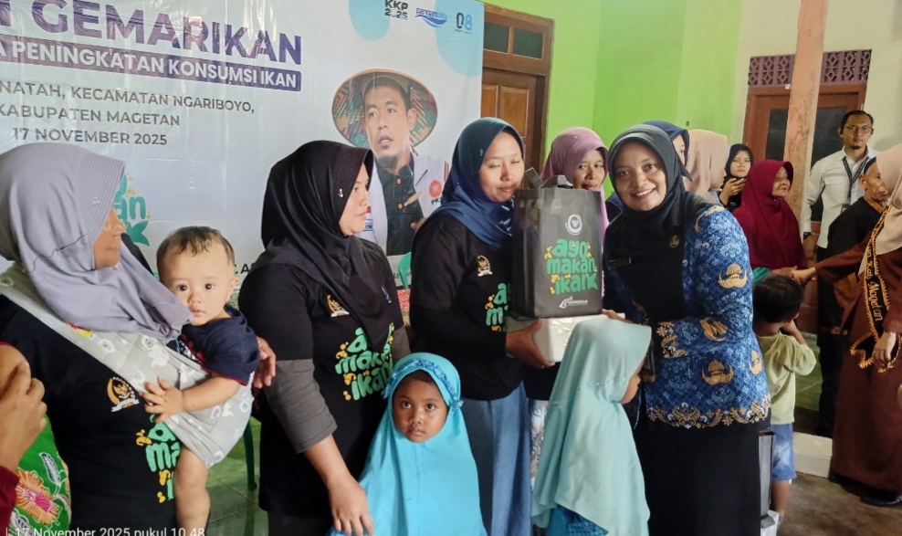 Sinergi KKP dan DPR RI, Disnakan Magetan Kampanyekan Konsumsi Ikan di “Safari GEMARIKAN”