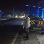 Polsek Tikung Patroli Blue Light, Ini Pesan Kapolsek