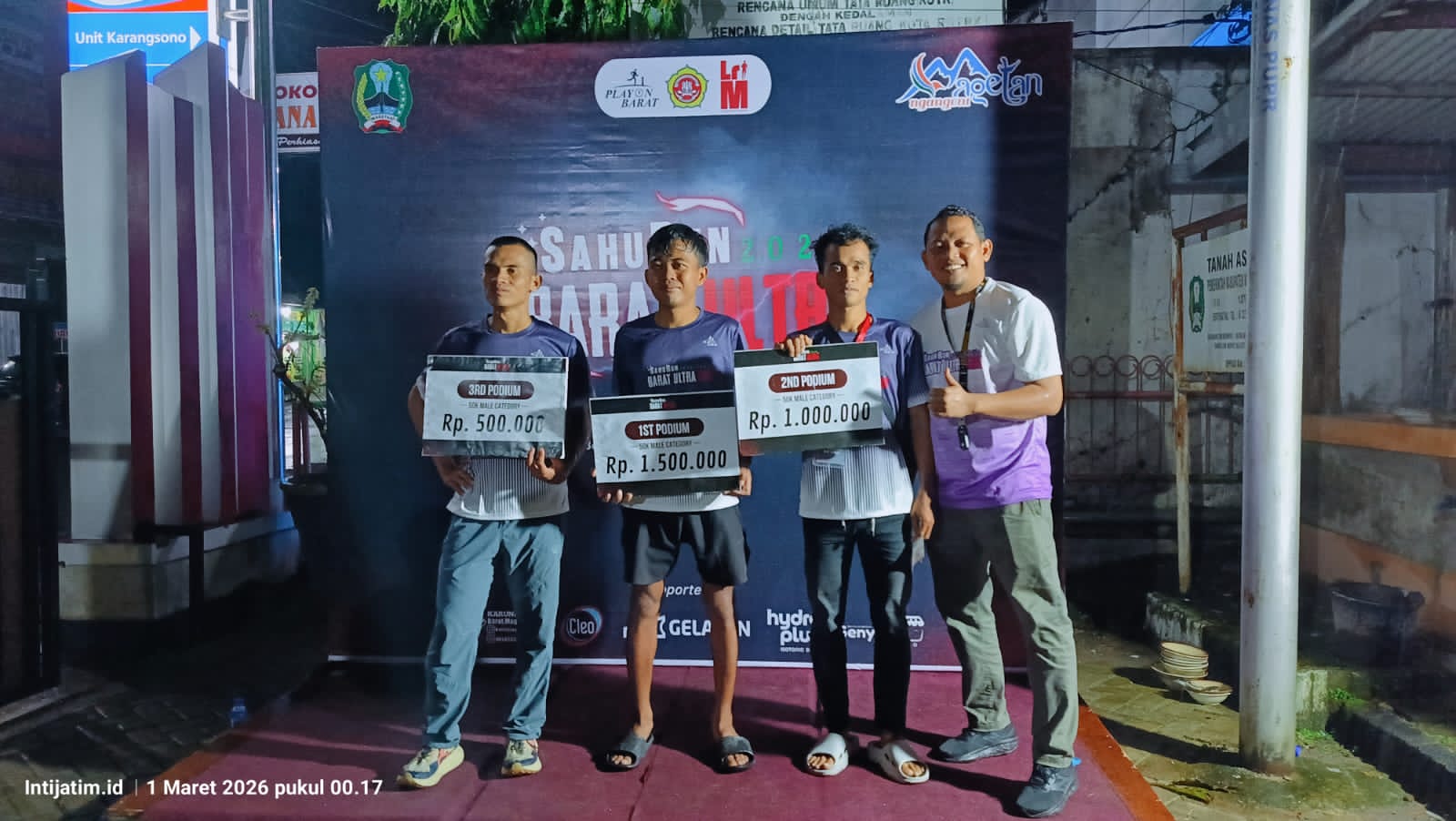 Ubah Balap Lari Liar Jadi Prestasi, Komunitas Playon Barat Gelar “SahuRun” Berhadiah Jutaan Rupiah  ​