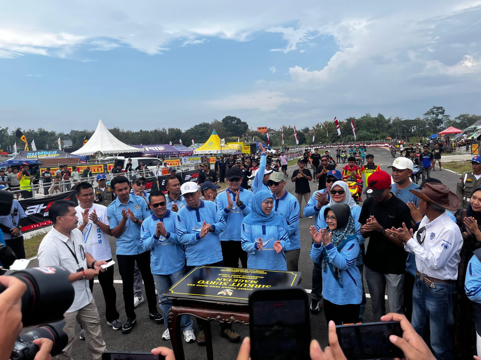 Sirkuit Suryo Magetan Diresmikan, Khofifah: Wadah Produktif, Lahirkan Bibit Pembalap dari Daerah