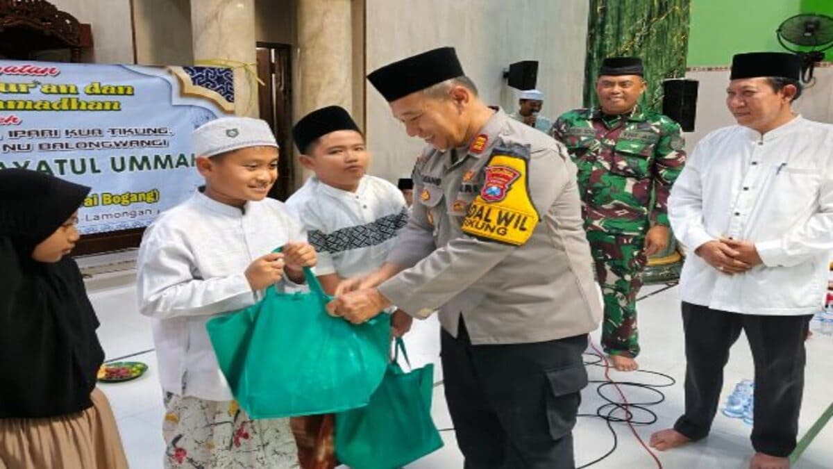 Polsek Tikung Imbau Warga Waspada Curanmor Saat Safari Ramadan di Balongwangi
