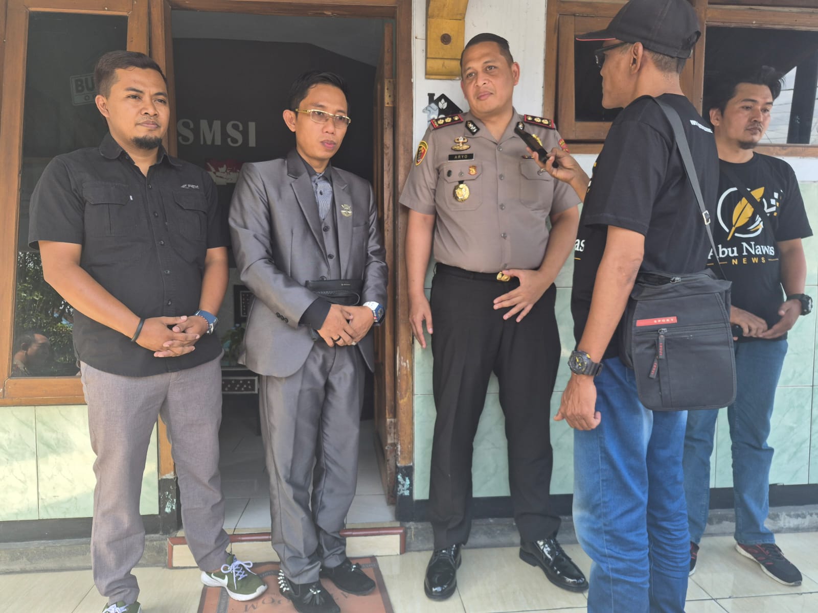 Kunjungi SMSI Bondowoso, Kapolres Dukung Media Lokal Berkualitas