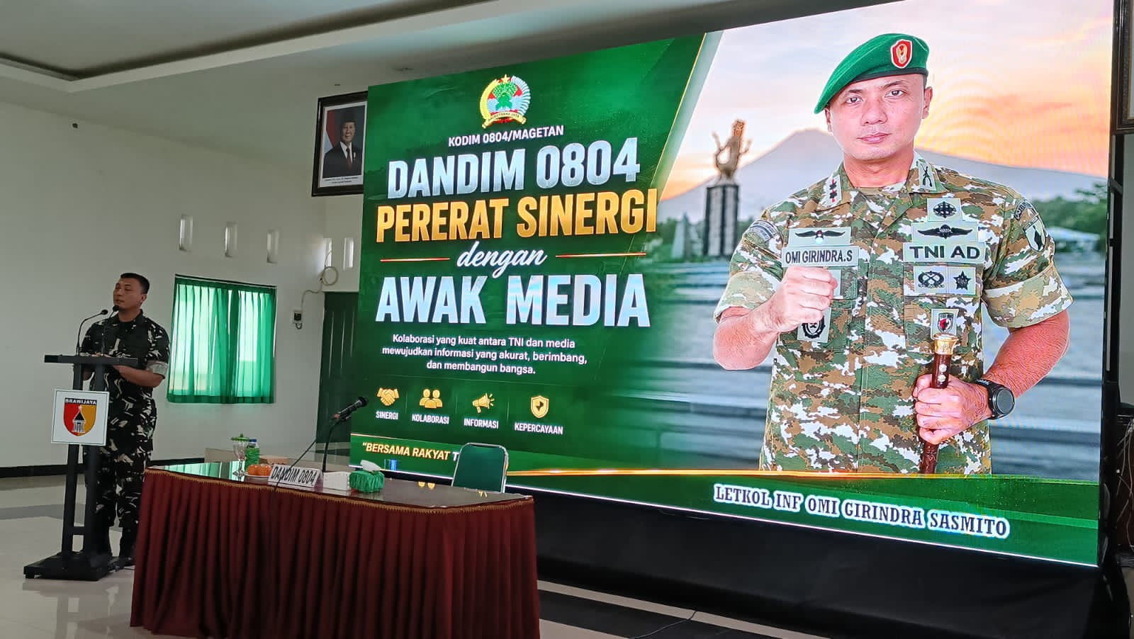 Jaga Kondusivitas Wilayah, Kodim Magetan Silaturahmi Bersama Awak Media