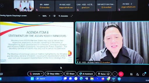 Menpora Erick Bawa Agenda Kepemudaan Indonesia ke AMMY 2026, Soroti Tantangan Dunia yang Berubah Cepat